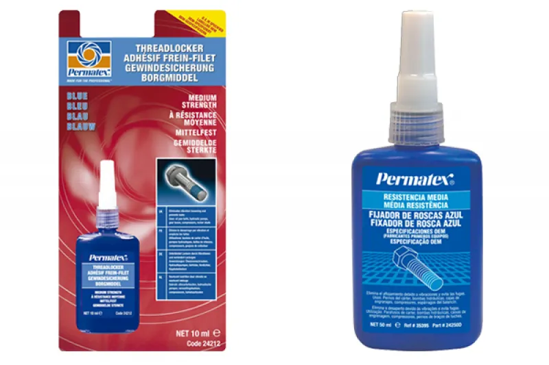 Permatex® Medium Strength Threadlocker Blue 50ml image 1