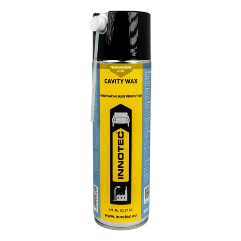 Innotec Cavity Wax Spray 500ml Transparent | South West Lubricants