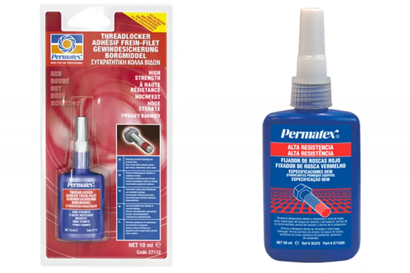 Permatex® High Strength Threadlocker Red 50ml image 1