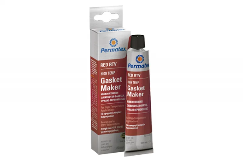 Red High Temp RTV Silicone Gasket Maker image 1